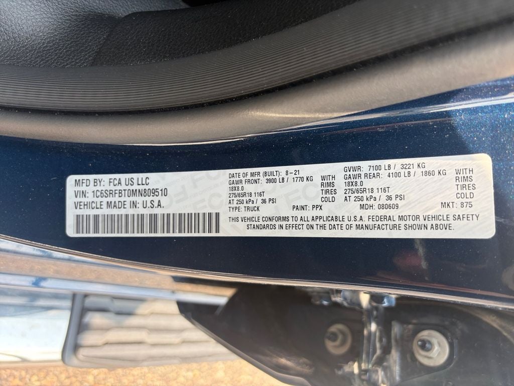 2021 RAM 1500 Big Horn/Lone Star w/Sport Appearance