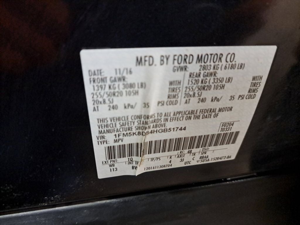 2017 Ford Explorer XLT w/Trailer & Tech Pkg