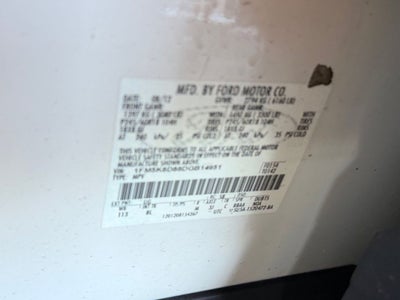 2013 Ford Explorer XLT w/Dual Panel Moonroof