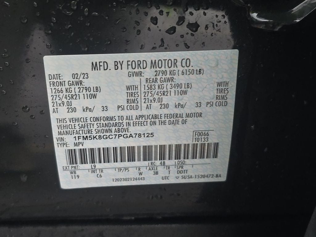 2023 Ford Explorer ST Street Pack w/Twin Panel Moonroof