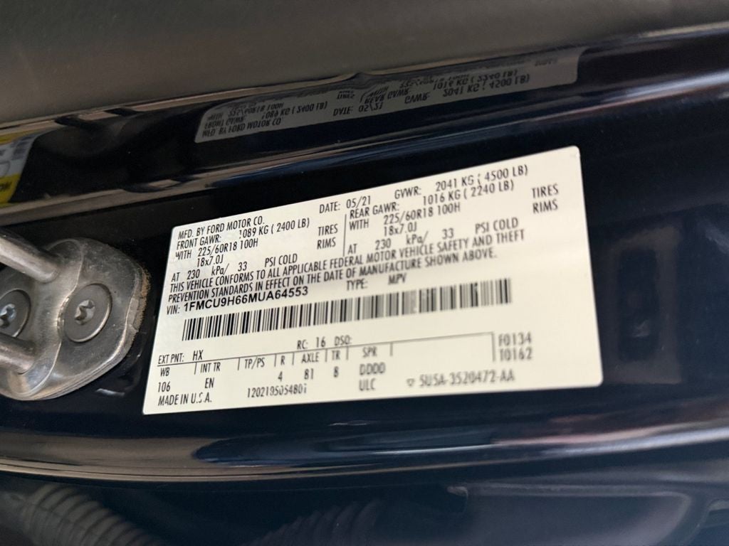 2021 Ford Escape SEL AWD
