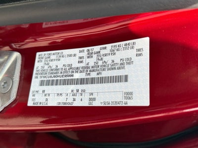 2017 Ford Escape Titanium