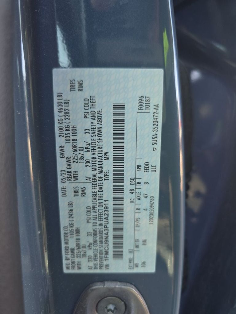 2023 Ford Escape ST-Line Select w/Tech2 Pkg