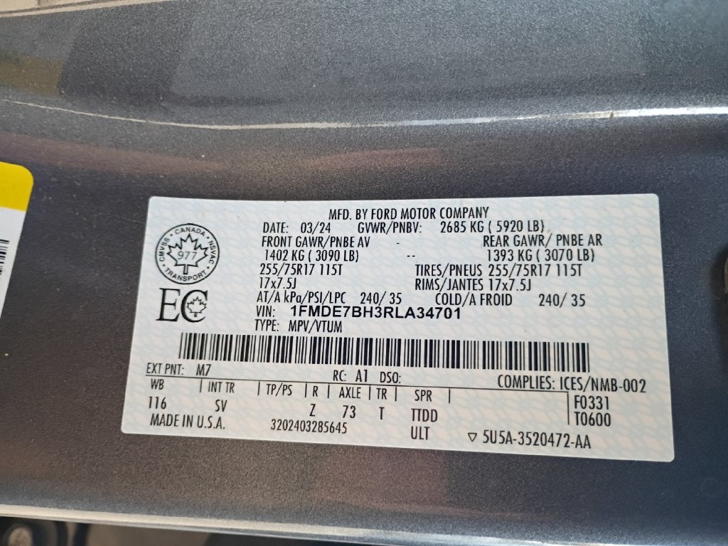 2024 Ford Bronco Big Bend Gold Certified w/Colour Molded HardTop
