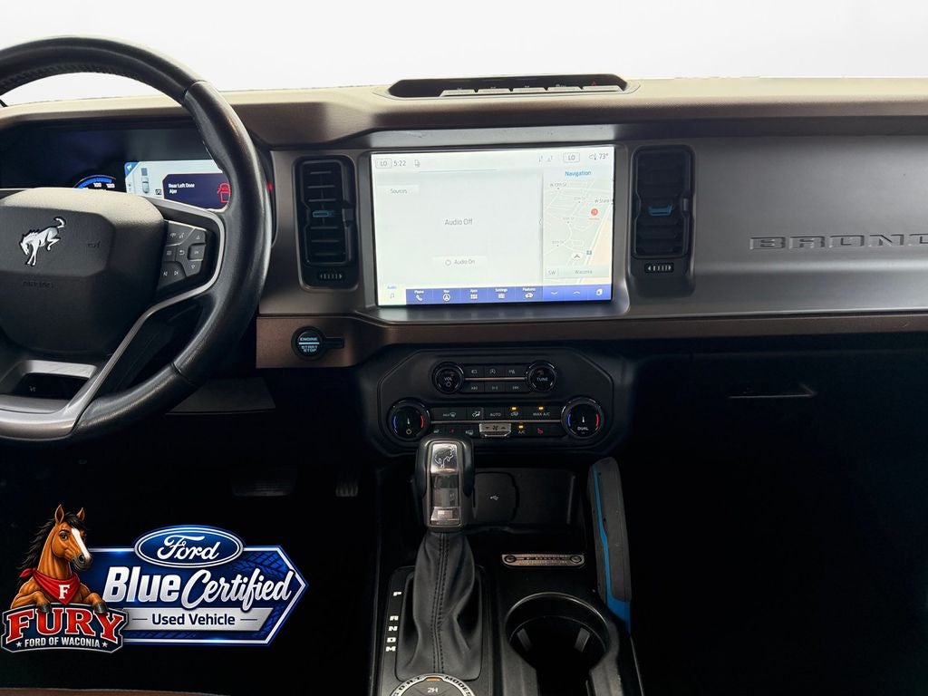 2022 Ford Bronco Outer Banks Blue Certified
