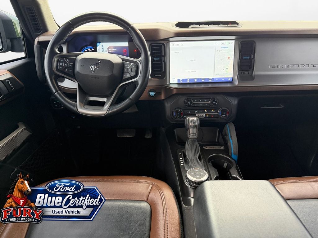 2022 Ford Bronco Outer Banks Blue Certified