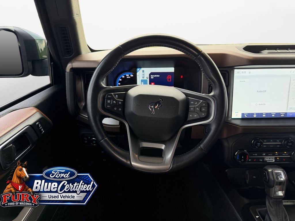 2022 Ford Bronco Outer Banks Blue Certified