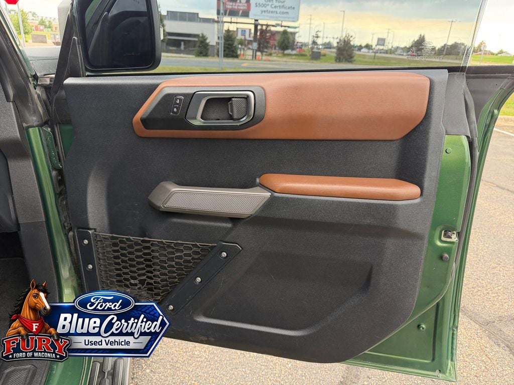2022 Ford Bronco Outer Banks Blue Certified