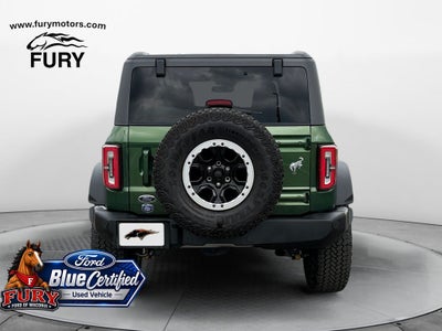 2022 Ford Bronco Outer Banks Blue Certified