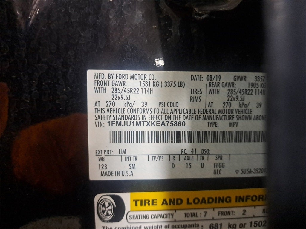 2019 Ford Expedition Platinum