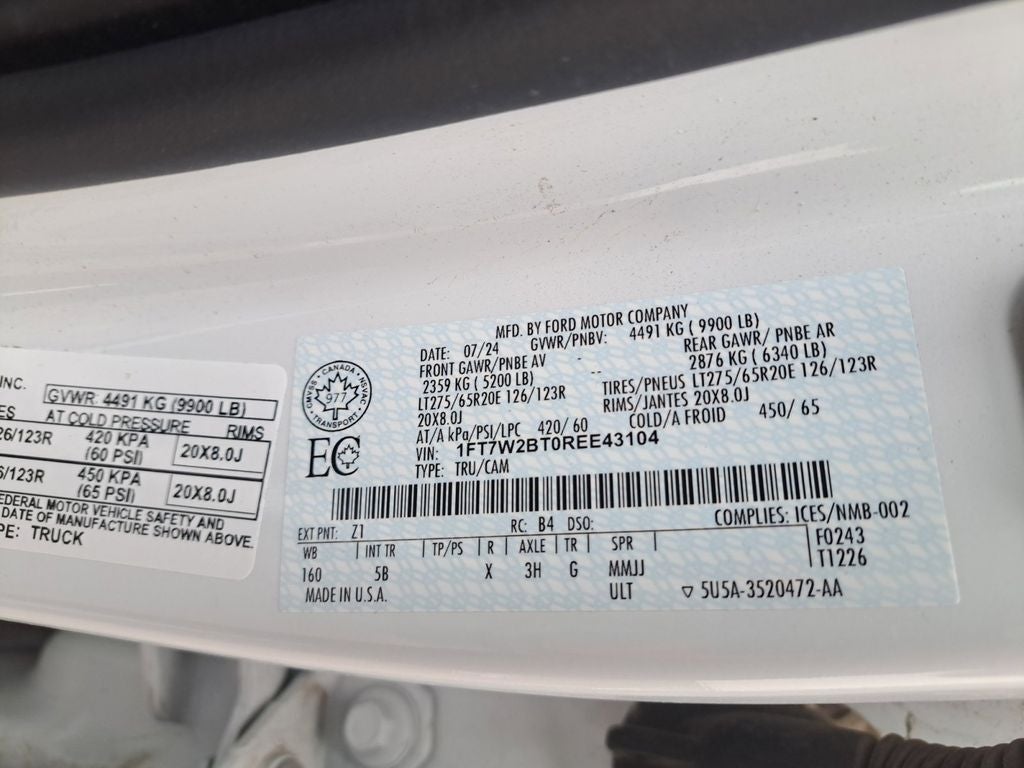 2024 Ford F-250SD Lariat Ultimate FX4 w/5th Wheel Pkg