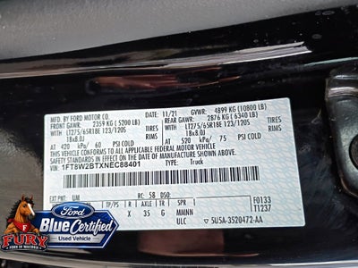 2022 Ford F-250SD Lariat Blue Certified w/High Capacity Trailer Tow