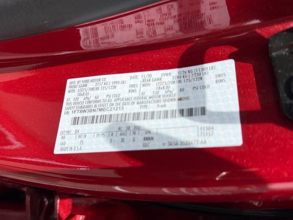 2021 Ford F-350SD XLT Premium Pkg w/Twin Panel Moonroof