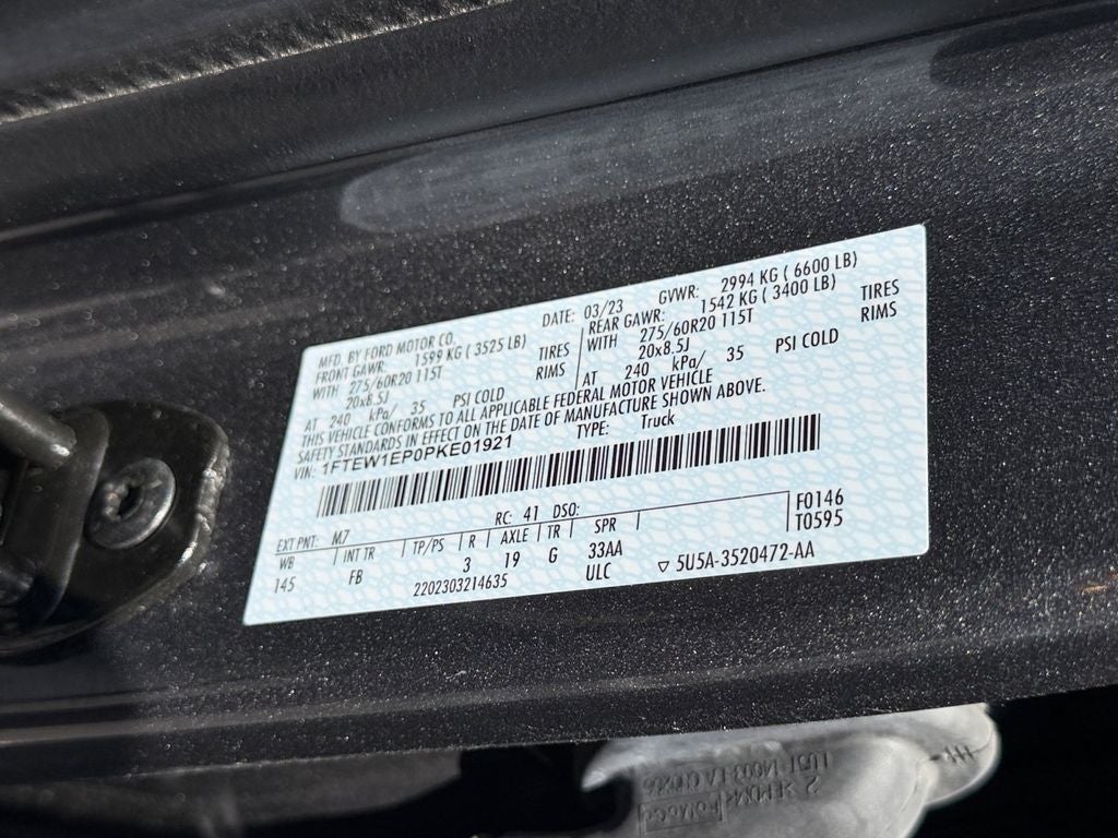 2023 Ford F-150 XLT Sport Apearance w/Twin Pano Roof