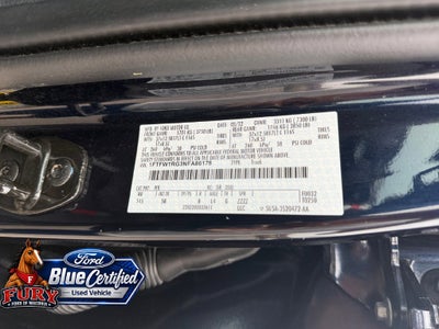 2022 Ford F-150 Raptor Blue Certified w/37 Performance Pkg