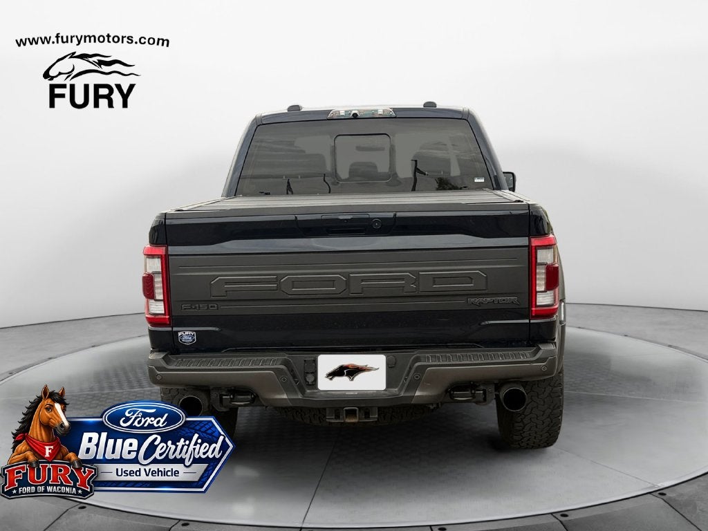 2022 Ford F-150 Raptor Blue Certified w/37 Performance Pkg