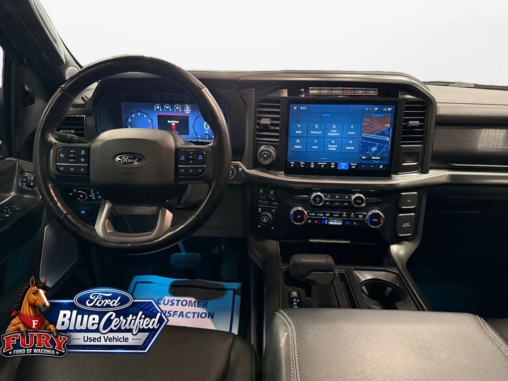 2024 Ford F-150 Lariat Blue Certified FX4 w/Black Appearance