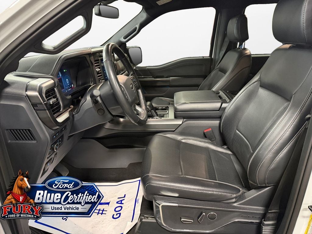 2024 Ford F-150 Lariat Blue Certified FX4 w/Black Appearance
