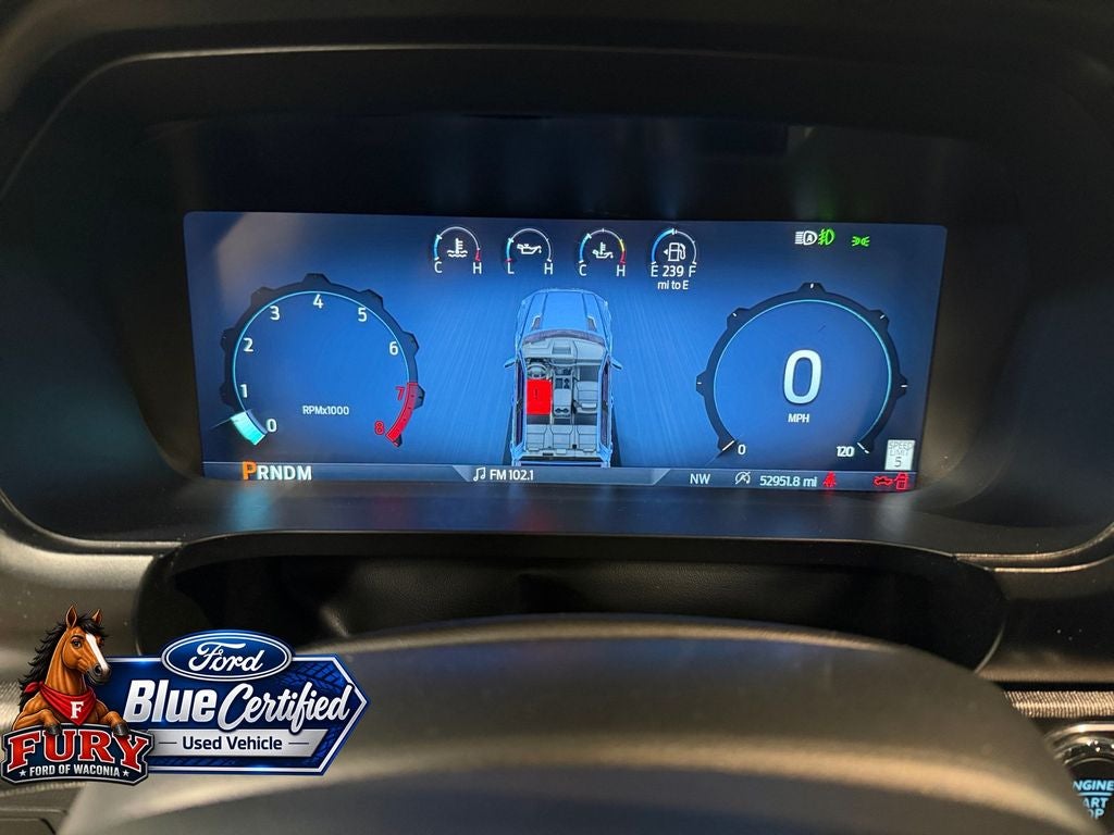 2024 Ford F-150 Lariat Blue Certified FX4 w/Black Appearance