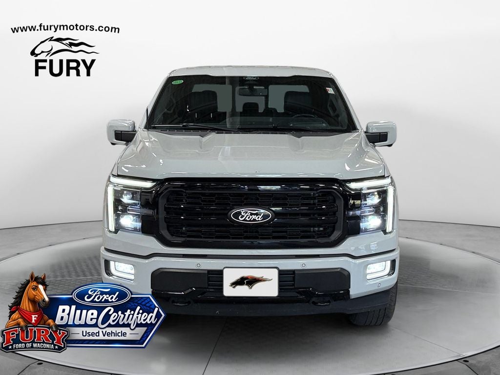 2024 Ford F-150 Lariat Blue Certified FX4 w/Black Appearance