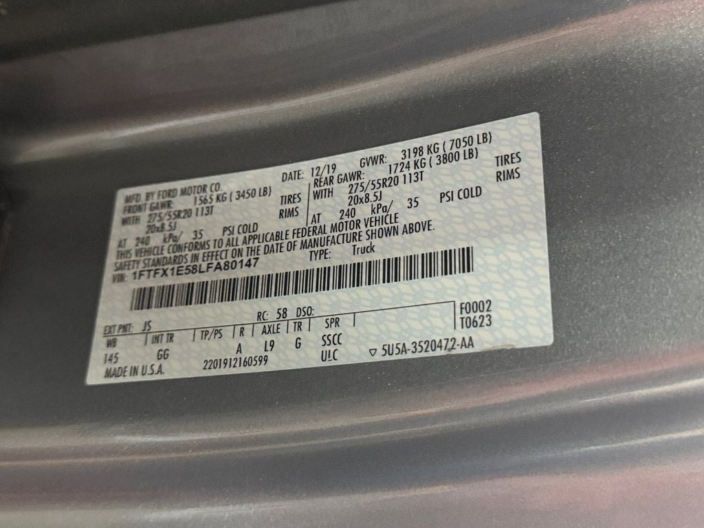 2020 Ford F-150 XL