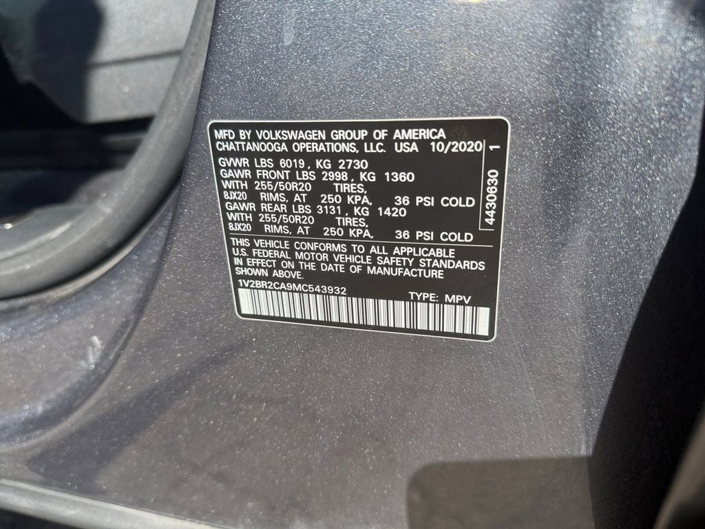 2021 Volkswagen Atlas SEL