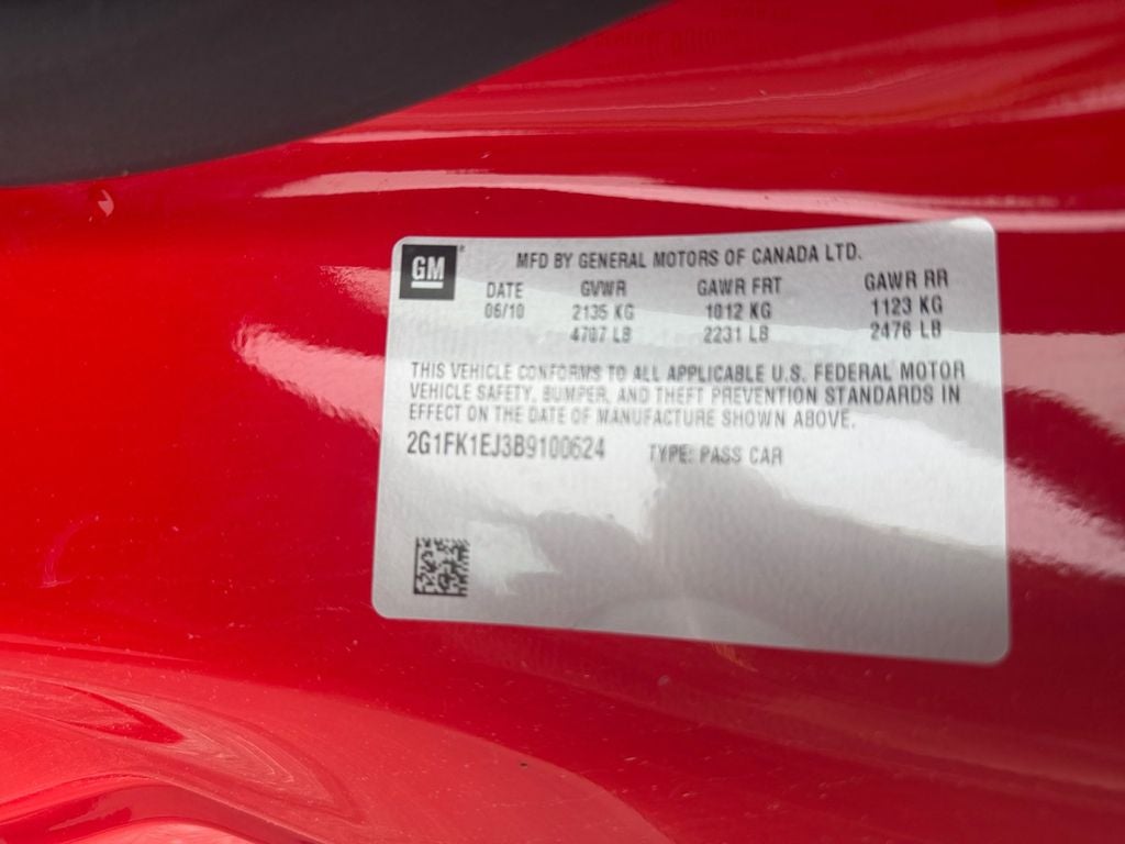 2011 Chevrolet Camaro SS 1-Owner 2SS