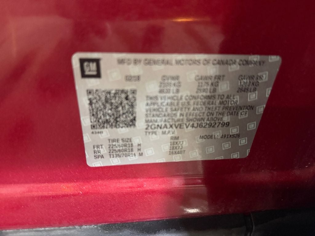 2018 Chevrolet Equinox Premier Preferred 1LZ