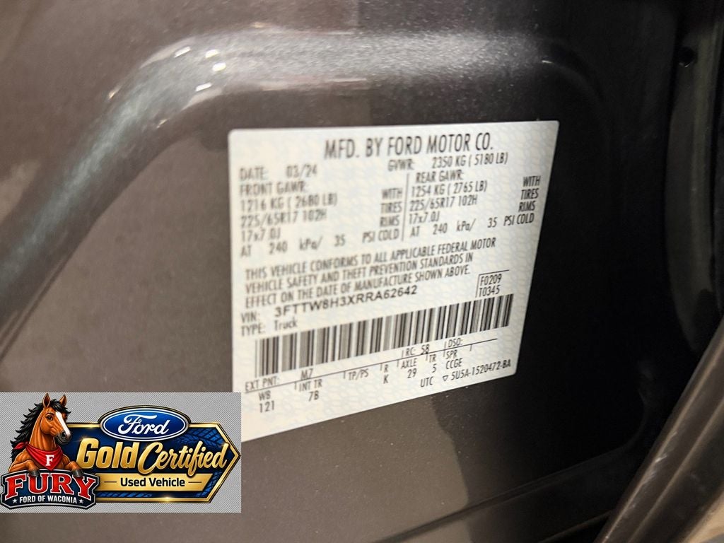 2024 Ford Maverick XLT Gold Certified