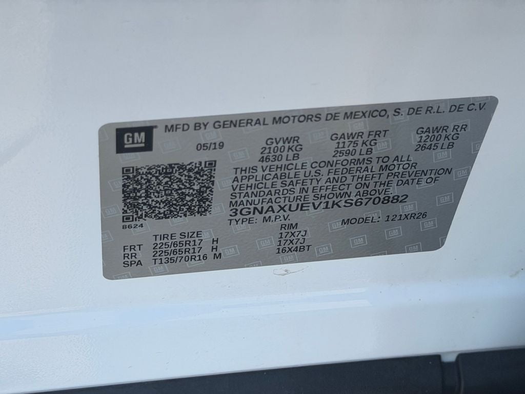 2019 Chevrolet Equinox LT w/Driver Confidence & Convenience Pkg