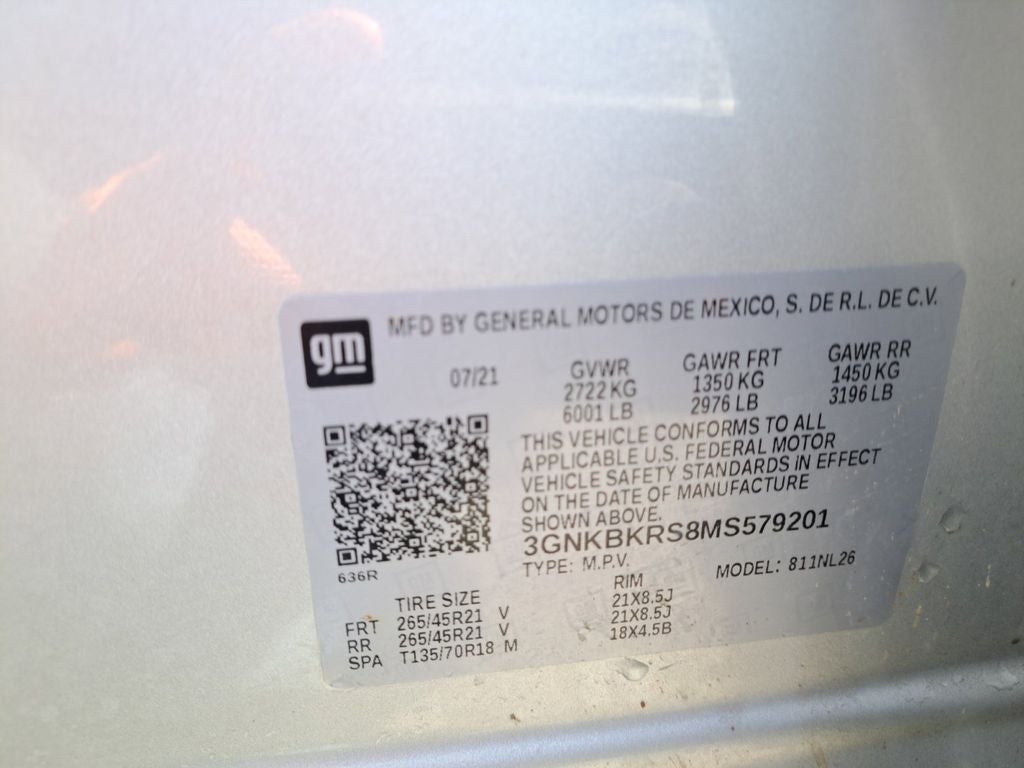 2021 Chevrolet Blazer RS w/Pano Roof & Driver Confidence 2 Pkg