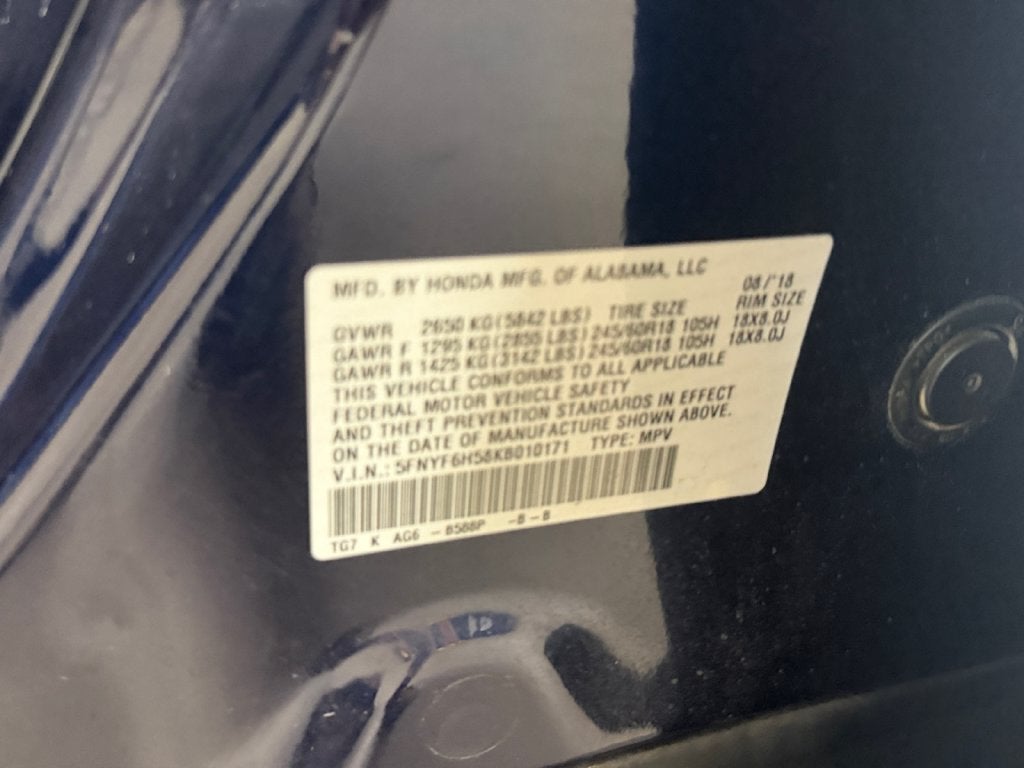 2019 Honda Pilot EX-L