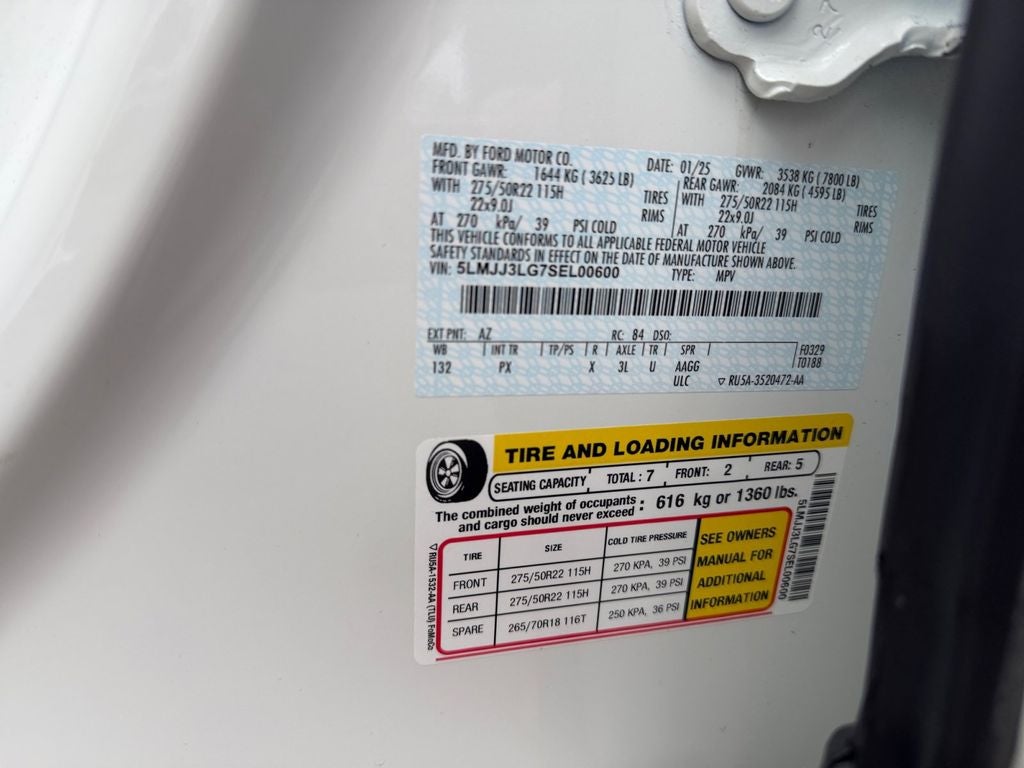 2025 Lincoln Navigator L Reserve w/Heavy Duty Tow Pkg