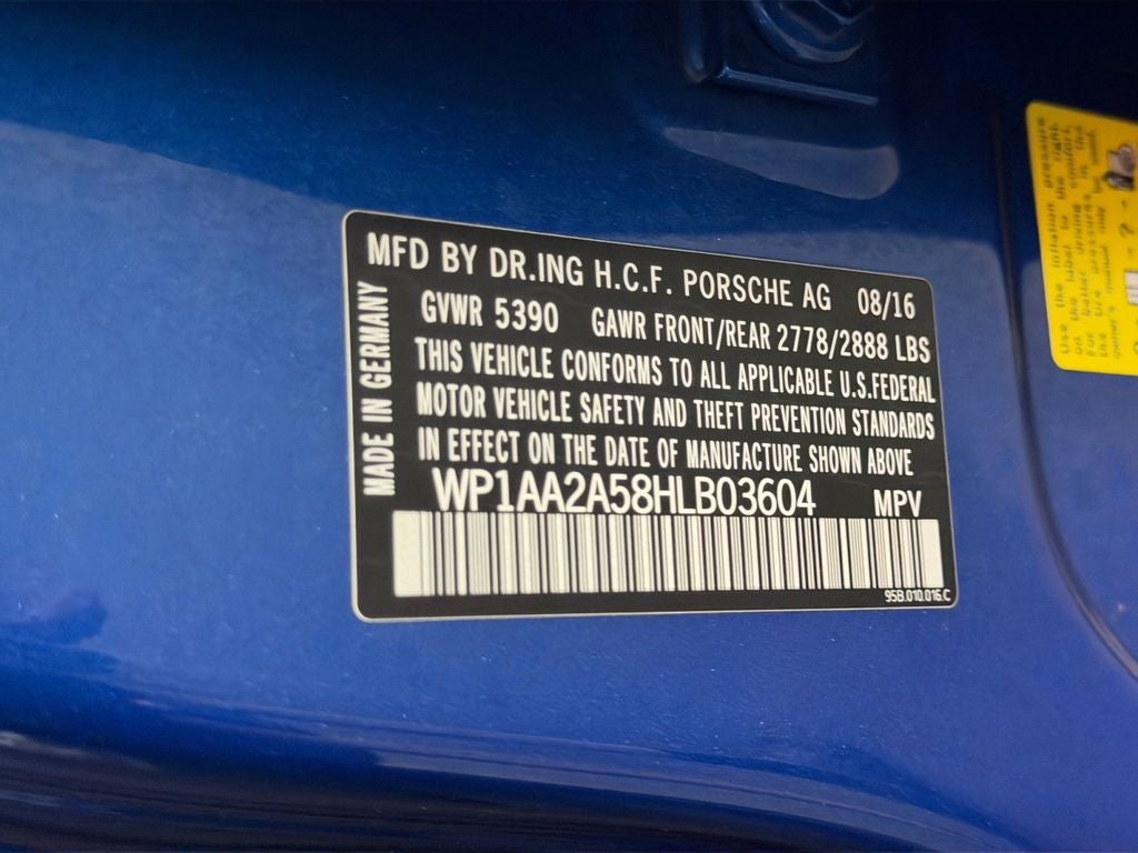 2017 Porsche Macan Base