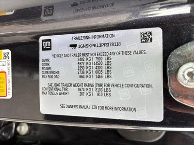 2023 Chevrolet Tahoe 4WD Z71