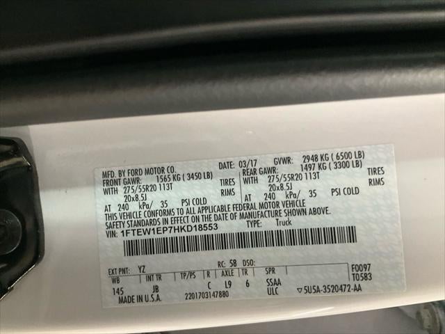 2017 Ford F-150 XLT