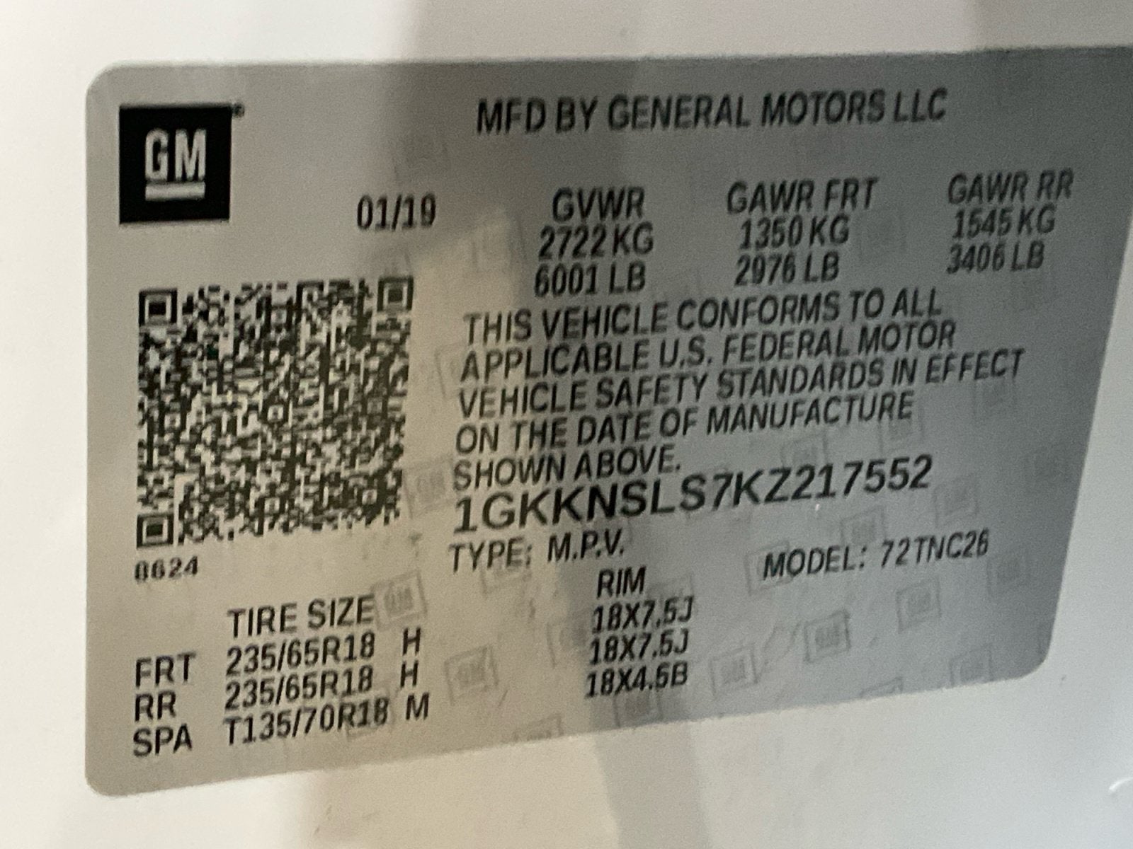 2019 GMC Acadia SLE-2