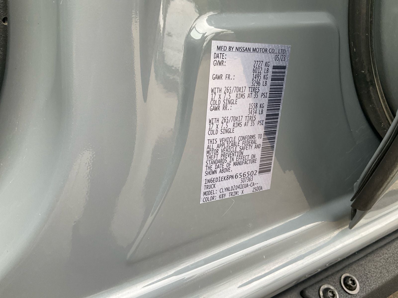 2023 Nissan Frontier Crew Cab PRO-4X 4x4