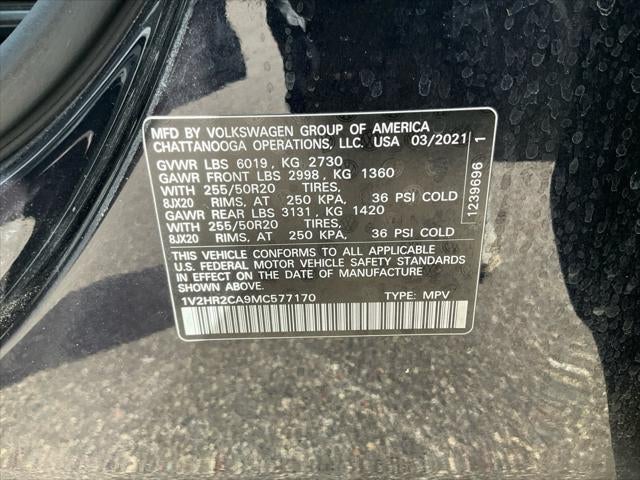 2021 Volkswagen Atlas 3.6L V6 SE w/Technology