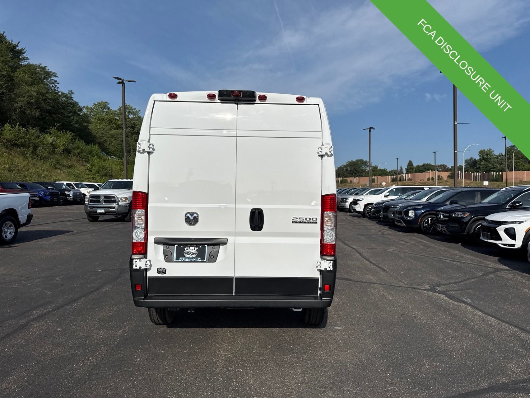 2025 RAM ProMaster 2500 Cargo Van Tradesman High Roof 159' WB w/Pass Seat