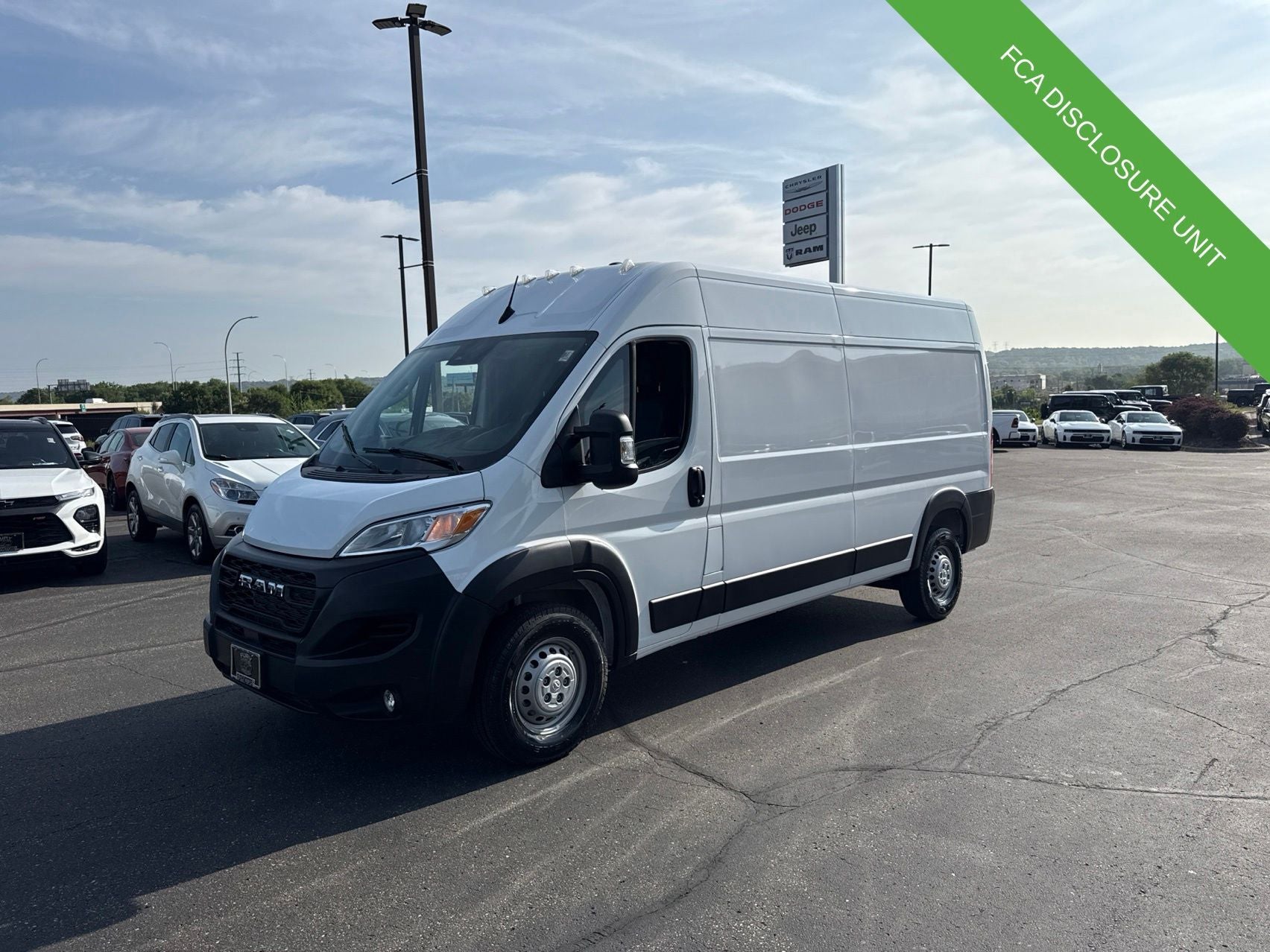 2025 RAM ProMaster 2500 Cargo Van Tradesman High Roof 159' WB w/Pass Seat