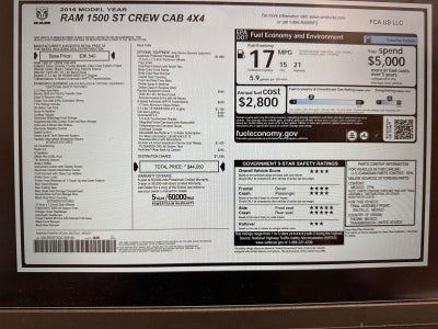 2016 RAM 1500 Express