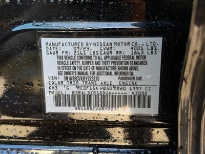 2024 Nissan Sentra SV Xtronic CVT
