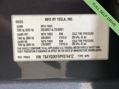 2023 Tesla Model Y Performance Dual Motor All-Wheel Drive