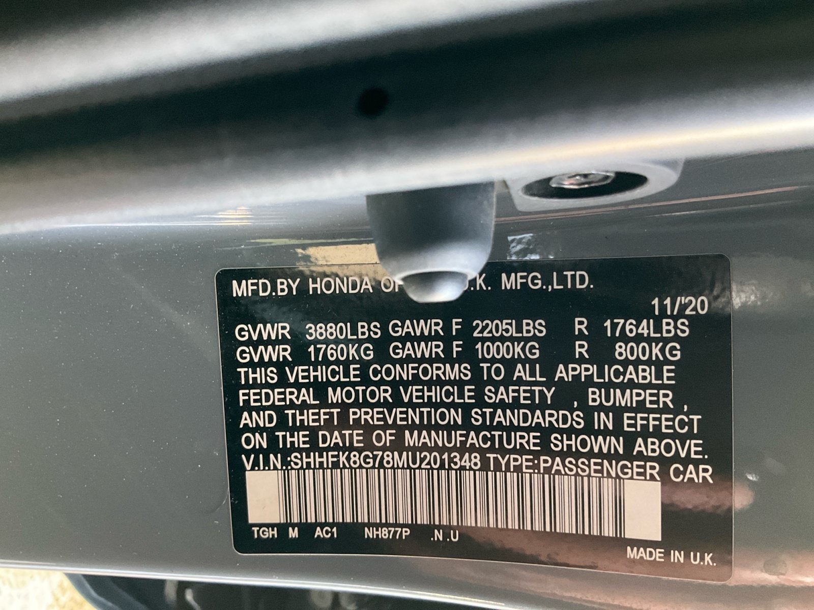 2021 Honda Civic Type R Touring