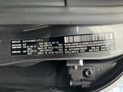 2018 Alfa Romeo Stelvio Ti Sport AWD
