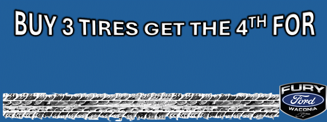 Buy 3 Tires Get 4th for $1